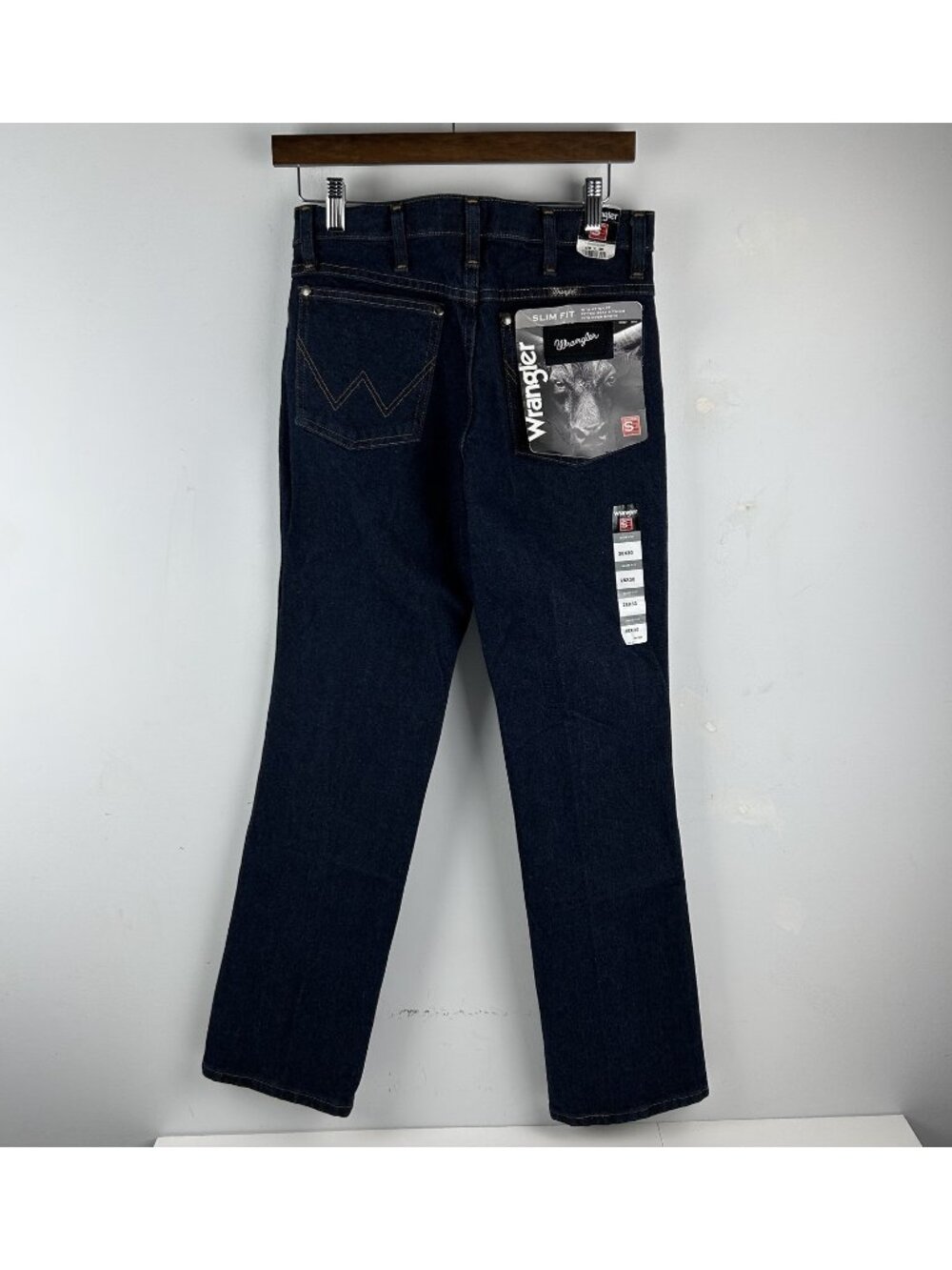 Wrangler Jeans Men's 28x30 Blue  Cowboy Cut Slim Silver Edition Denim Western